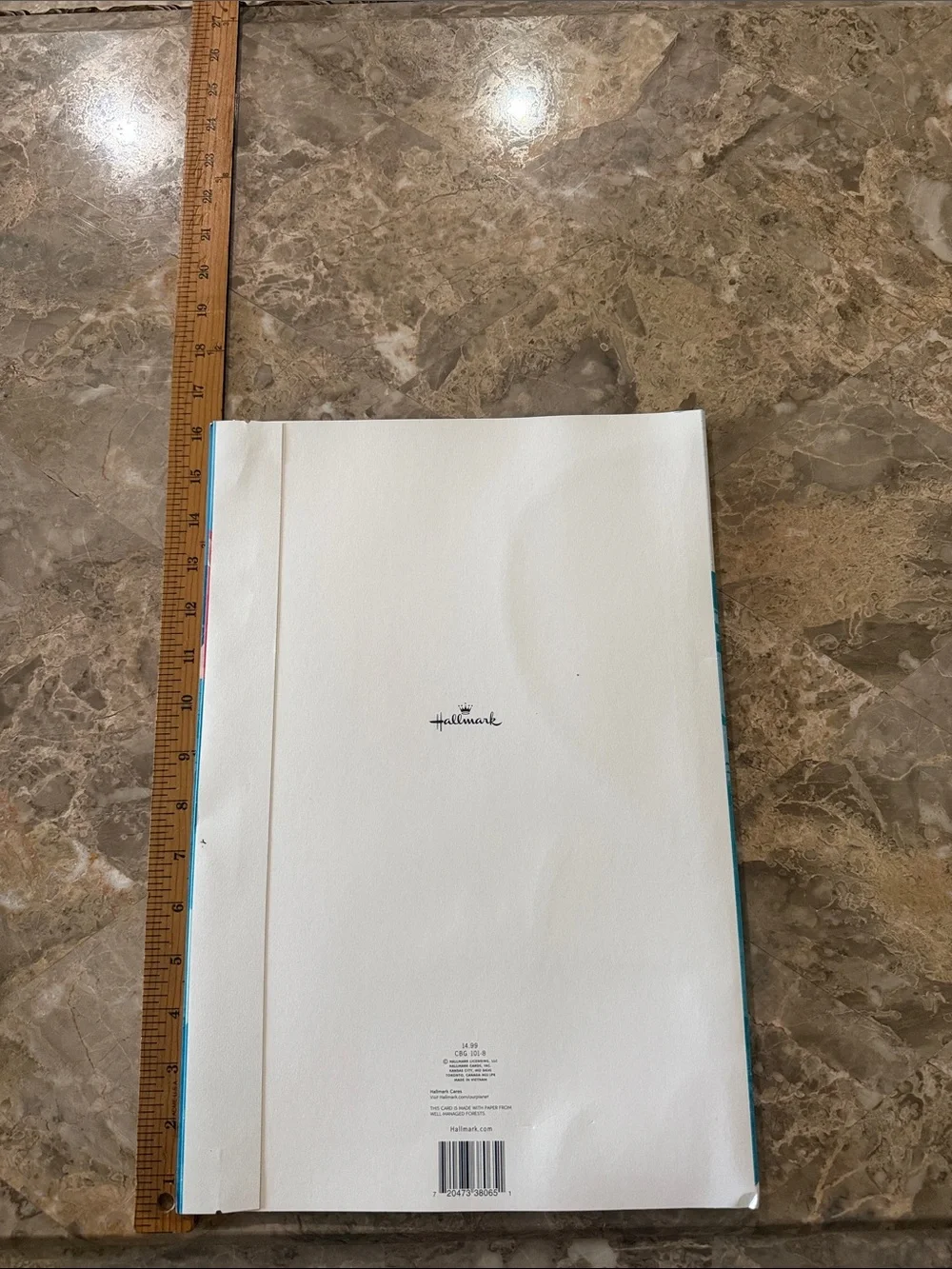Good Bye/Good Luck card